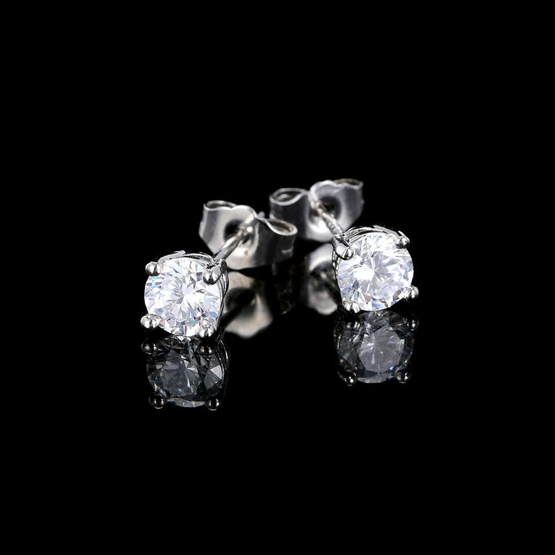 Classic Stud Earrings (Silver)