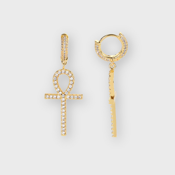 Ankh Earrings Gold Imperium