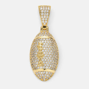 Football Pendant (Gold)