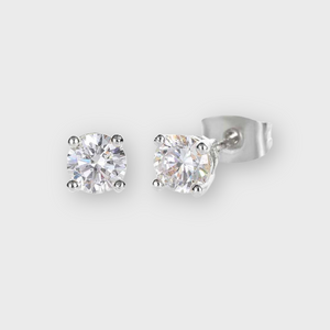 Classic Stud Earrings (Silver)