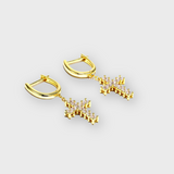 Cross Earrings (Gold)