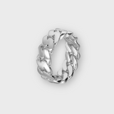 Rings Bundle (Silver) - Cuban, Tennis and Nail