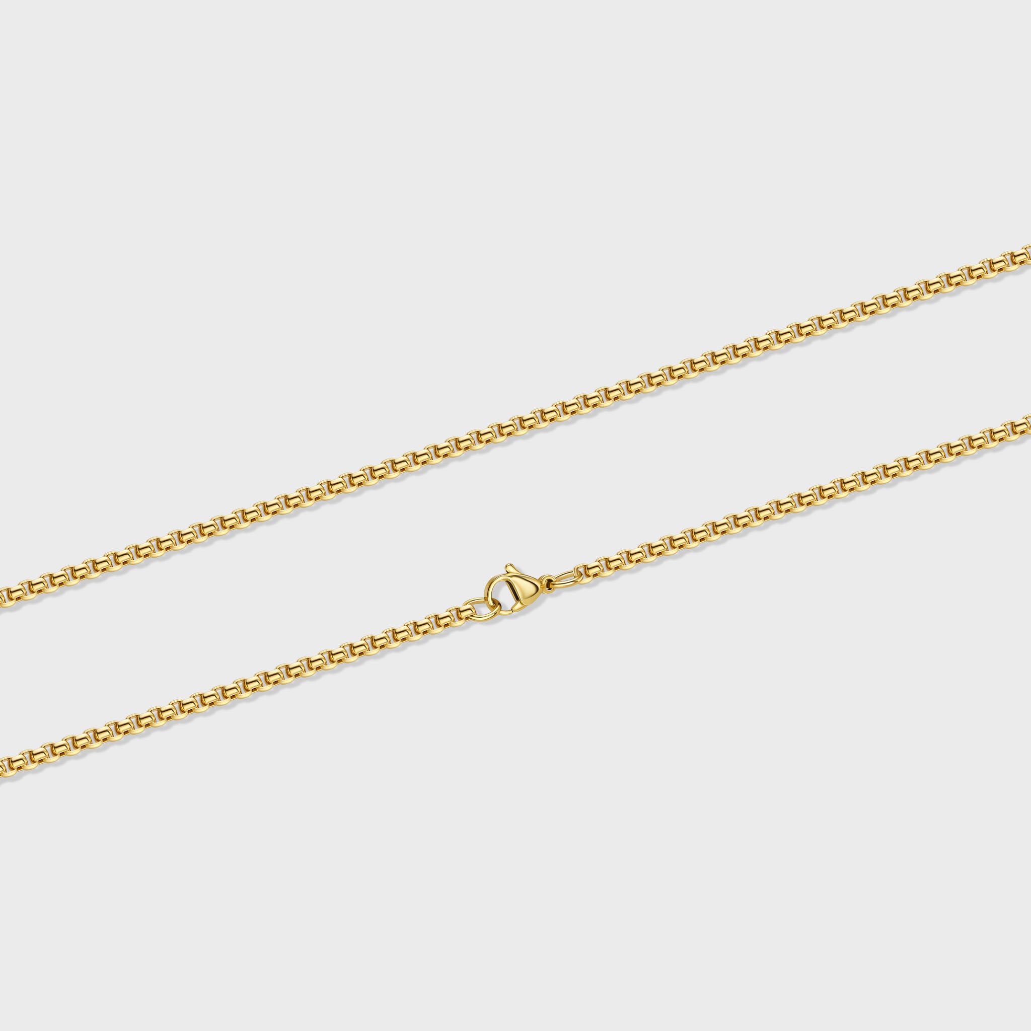 Round Box Chain (Gold) - 3mm – Imperium