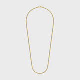 Flat Snake Chain (Gold) - 2mm