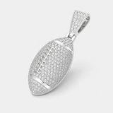 Football Pendant (Silver)