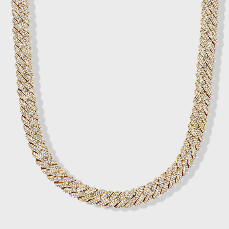 Iced Cuban Chain (Gold) - 10mm