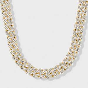 Iced Cuban Chain (Gold) - 12mm