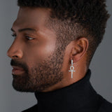 Ankh Earrings (Silver)