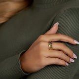 Rings Bundle (Gold) - Cuban, Tennis and Nail