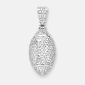 Football Pendant (Silver)