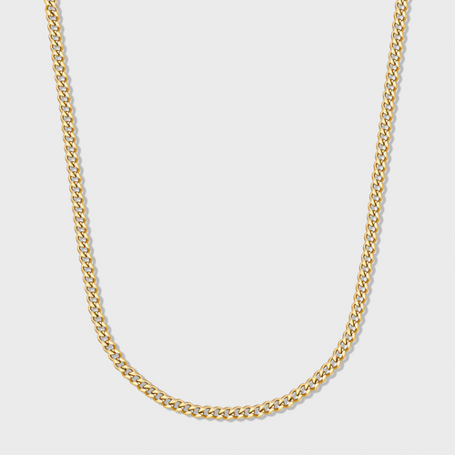 Micro Cuban Link Chain (Gold)