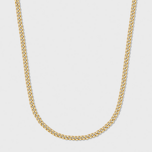 Micro Cuban Link Chain (Gold)