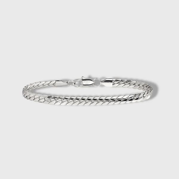 Miami Cuban Link Bracelet (Silver) - 5mm