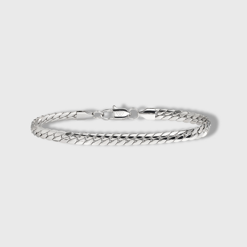 Miami Cuban Link Bracelet (Silver) - 5mm