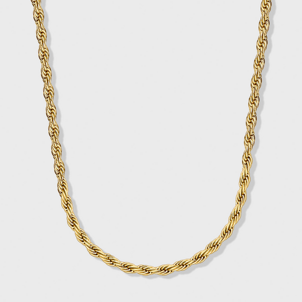 Rope Chain (Gold) - 4mm