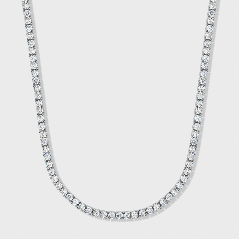 Women's Tennis Chain (Silver) - 3mm