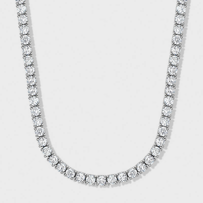 Women's Tennis Chain (Silver) - 5mm